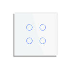 کلید لمسی هوشمند چهار پل شیشه