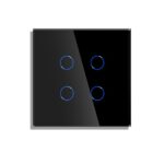 کلید لمسی هوشمند چهار پل شیشه