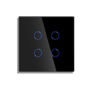 کلید لمسی هوشمند چهار پل شیشه