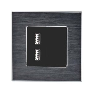 شارژر 1/2 دوبل 2/4 آمپر آلومینیوم